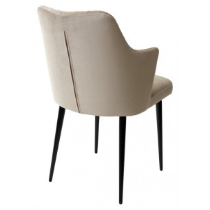 Стул HERMAN ЛАТТЕ 25, велюр / черный каркас М-City