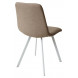 Стул ASHTON RU-09 серо-бежевый винтаж/ белый каркас М-City Стул ASHTON RU-09 серо-бежевый винтаж/ белый каркас М-City