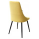 Стул Руссо Premier 16 Желтый, велюр / черный каркас M-City Стул Руссо Premier 16 Желтый, велюр / черный каркас M-City