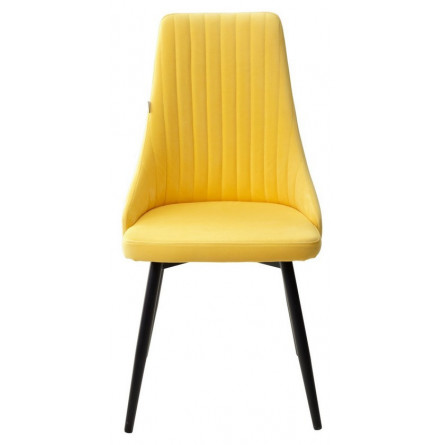 Стул Руссо Premier 16 Желтый, велюр / черный каркас M-City