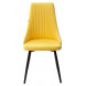 Стул Руссо Premier 16 Желтый, велюр / черный каркас M-City Стул Руссо Premier 16 Желтый, велюр / черный каркас M-City