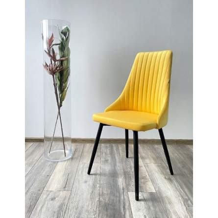 Стул Руссо Premier 16 Желтый, велюр / черный каркас M-City
