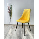 Стул Руссо Premier 16 Желтый, велюр / черный каркас M-City Стул Руссо Premier 16 Желтый, велюр / черный каркас M-City