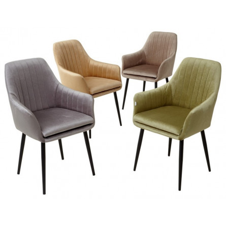 Стул Роден Blitz 17 Лайм, велюр/ черный каркас, M-City