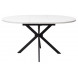 Стол ВЕГА D110 раскладной Мрамор Леванто / черный каркас М-City Стол ВЕГА D110 раскладной Мрамор Леванто / черный каркас М-City