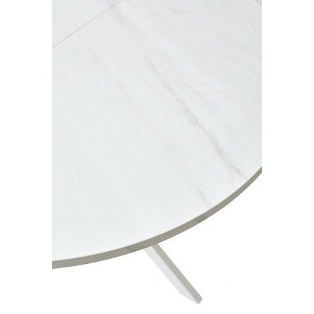 Стол ВЕГА D110 раскладной Мрамор Леванто / белый каркас М-City