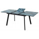 Стол АРУБА 140 АКВАМАРИН, стекло/ ЧЕРНЫЙ каркас М-City Стол АРУБА 140 АКВАМАРИН, стекло/ ЧЕРНЫЙ каркас М-City