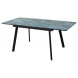 Стол АРУБА 140 АКВАМАРИН, стекло/ ЧЕРНЫЙ каркас М-City Стол АРУБА 140 АКВАМАРИН, стекло/ ЧЕРНЫЙ каркас М-City