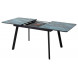 Стол АРУБА 140 АКВАМАРИН, стекло/ ЧЕРНЫЙ каркас М-City Стол АРУБА 140 АКВАМАРИН, стекло/ ЧЕРНЫЙ каркас М-City