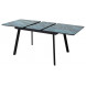 Стол АРУБА 140 АКВАМАРИН, стекло/ ЧЕРНЫЙ каркас М-City Стол АРУБА 140 АКВАМАРИН, стекло/ ЧЕРНЫЙ каркас М-City