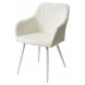 Стул BRANDY WZ2042-01 молочный фактурный велюр / белый каркас М-City