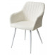 Стул BRANDY WZ2042-01 молочный фактурный велюр / белый каркас М-City Стул BRANDY WZ2042-01 молочный фактурный велюр / белый каркас М-City