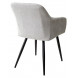 Стул BRANDY WZ2042-19 галечный серый фактурный велюр/ черный каркас М-City Стул BRANDY WZ2042-19 галечный серый фактурный велюр/ черный каркас М-City