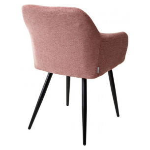 Стул BRANDY WZ2042-11 брусничный фактурный велюр/ черный каркас М-City