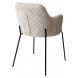Стул AMARETTO VBP206 античный светло-бежевый/ черный каркас, М-City Стул AMARETTO VBP206 античный светло-бежевый/ черный каркас, М-City