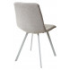 Стул ELLEN WZ2042-02 светло-бежевый фактурный велюр/ RU-09 серо-бежевый/ белый каркас М-City Стул ELLEN WZ2042-02 светло-бежевый фактурный велюр/ RU-09 серо-бежевый/ белый каркас М-City