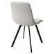 Стул ELLEN WZ2042-18 белая галька, фактурный велюр/ RU-07 серая сталь/ черный каркас М-City Стул ELLEN WZ2042-18 белая галька, фактурный велюр/ RU-07 серая сталь/ черный каркас М-City