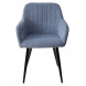 Стул BRANDY WZ2042-16 бледно-васильковый фактурный велюр/ черный каркас М-City Стул BRANDY WZ2042-16 бледно-васильковый фактурный велюр/ черный каркас М-City