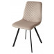 Стул ELODIE BLUVEL-40 бежевый, велюр/ черный каркас М-City Стул ELODIE BLUVEL-40 бежевый, велюр/ черный каркас М-City