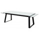 Стол Франк 200 БЕЛЫЙ МРАМОР, стекло / ЧЕРНЫЙ М-City Стол Франк 200 БЕЛЫЙ МРАМОР, стекло / ЧЕРНЫЙ М-City
