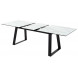 Стол Франк 180 БЕЛЫЙ МРАМОР, стекло / ЧЕРНЫЙ М-City Стол Франк 180 БЕЛЫЙ МРАМОР, стекло / ЧЕРНЫЙ М-City