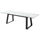 Стол Франк 180 БЕЛЫЙ МРАМОР, стекло / ЧЕРНЫЙ М-City Стол Франк 180 БЕЛЫЙ МРАМОР, стекло / ЧЕРНЫЙ М-City