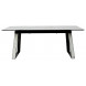 Стол Франк 160 БЕЛЫЙ МРАМОР, стекло / ЧЕРНЫЙ-БЕЛЫЙ МРАМОР, М-City Стол Франк 160 БЕЛЫЙ МРАМОР, стекло / ЧЕРНЫЙ-БЕЛЫЙ МРАМОР, М-City