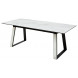 Стол Франк 160 БЕЛЫЙ МРАМОР, стекло / ЧЕРНЫЙ-БЕЛЫЙ МРАМОР, М-City Стол Франк 160 БЕЛЫЙ МРАМОР, стекло / ЧЕРНЫЙ-БЕЛЫЙ МРАМОР, М-City