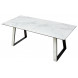Стол Франк 160 БЕЛЫЙ МРАМОР, стекло / ЧЕРНЫЙ-БЕЛЫЙ МРАМОР, М-City Стол Франк 160 БЕЛЫЙ МРАМОР, стекло / ЧЕРНЫЙ-БЕЛЫЙ МРАМОР, М-City