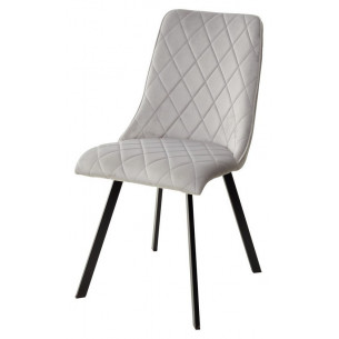 Стул TYCOON BLUVEL-03 LIGHT GREY, велюр М-City