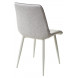 Стул CHIC HE622-20/ HE622-22 светло-серый, ткань/ белый каркас М-City Стул CHIC HE622-20/ HE622-22 светло-серый, ткань/ белый каркас М-City