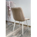 Стул CHIC VF-01/ VF-02 светло-бежевый/ бежевый, ткань/ белый каркас М-City Стул CHIC VF-01/ VF-02 светло-бежевый/ бежевый, ткань/ белый каркас М-City