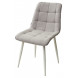 Стул CHIC VF-19/ VF-20 светло-серый/ серый, ткань/ белый каркас М-City