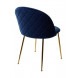 Стул PRESLEY BLUVEL-86 NAVY BLUE / золотой каркас М-City Стул PRESLEY BLUVEL-86 NAVY BLUE / золотой каркас М-City