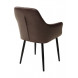 Стул Роден Blitz 06 Коричневый, велюр/ черный каркас, M-City Стул Роден Blitz 06 Коричневый, велюр/ черный каркас, M-City