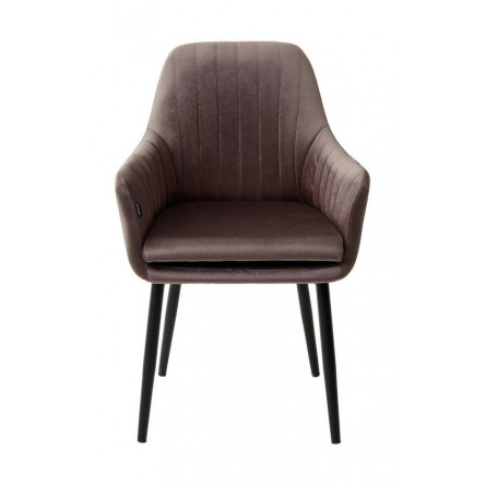 Стул Роден Blitz 06 Коричневый, велюр/ черный каркас, M-City