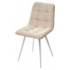 Стул CHILLI-Q бежевый 5, велюр / белый каркас, 4 шт/ 1 к, М-City