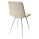 Стул CHILLI-Q бежевый 5, велюр / белый каркас, 4 шт/ 1 к, М-City Стул CHILLI-Q бежевый 5, велюр / белый каркас, 4 шт/ 1 к, М-City