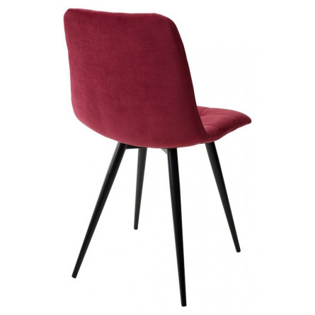 Стул CHILLI-Q винный 16, велюр / черный каркас, 4 шт/ 1 к, М-City