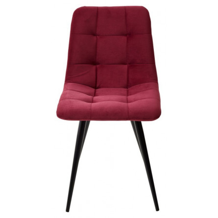 Стул CHILLI-Q винный 16, велюр / черный каркас, 4 шт/ 1 к, М-City
