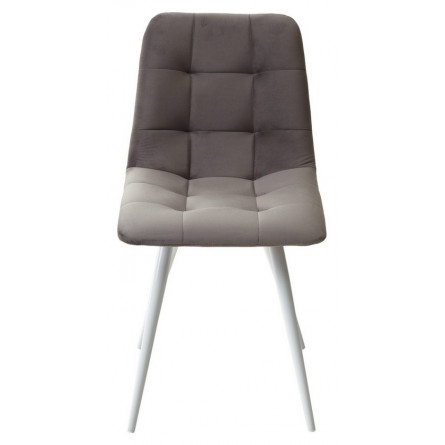 Стул CHILLI-Q графит 14, велюр / белый каркас, 4 шт/ 1 к, М-City