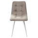 Стул CHILLI-Q латте 25, велюр / белый каркас, 4 шт/ 1 к, М-City Стул CHILLI-Q латте 25, велюр / белый каркас, 4 шт/ 1 к, М-City