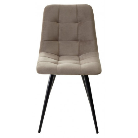 Стул CHILLI-Q латте 25, велюр / черный каркас, 4 шт/ 1 к, М-City