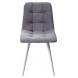 Стул CHILLI-Q серый 27, велюр / белый каркас, 4 шт/ 1 к, М-City Стул CHILLI-Q серый 27, велюр / белый каркас, 4 шт/ 1 к, М-City