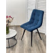 Стул CHILLI-Q синий 29, велюр / черный каркас, 4 шт/ 1 к, М-City Стул CHILLI-Q синий 29, велюр / черный каркас, 4 шт/ 1 к, М-City