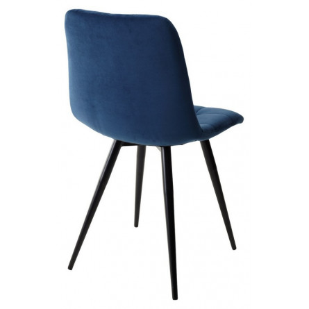Стул CHILLI-Q синий 29, велюр / черный каркас, 4 шт/ 1 к, М-City