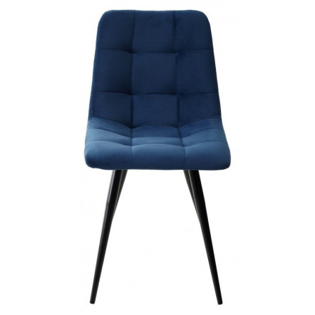 Стул CHILLI-Q синий 29, велюр / черный каркас, 4 шт/ 1 к, М-City