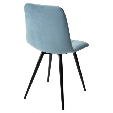 Стул CHILLI-Q бирюзовый H52, велюр / черный каркас, 4 шт/ 1 к, М-City