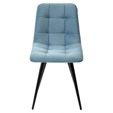 Стул CHILLI-Q бирюзовый H52, велюр / черный каркас, 4 шт/ 1 к, М-City