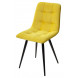Стул CHILLI-Q желтый H19, велюр / черный каркас, 4 шт/ 1 к, М-City